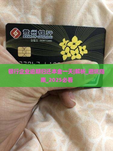 银行企业逾期归还本金一天怎么办