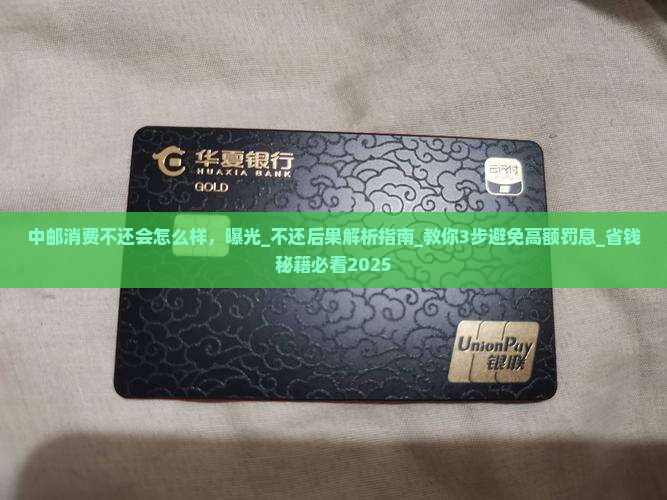 中邮消费不还会怎么样