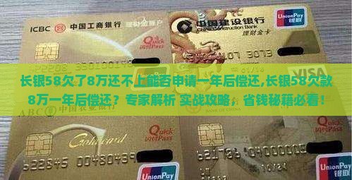 长银58欠了8万还不上能否申请一年后偿还