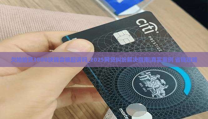 欠拍拍贷3000块钱会被起诉吗
