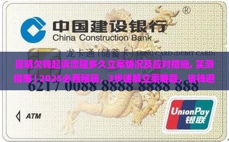 昆明欠钱起诉流程多久立案情况及应对措施