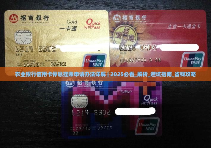 农业银行信用卡停息挂账申请办法详解