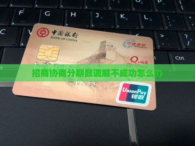 招商协商分期数调解不成功怎么办
