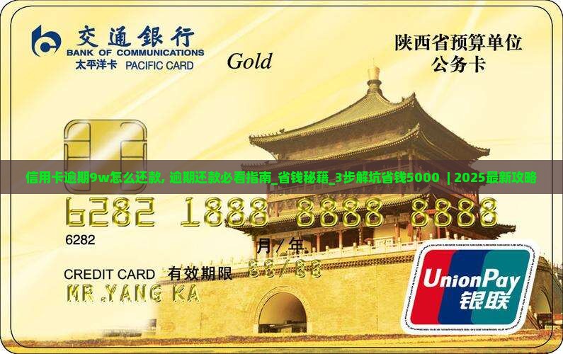 信用卡逾期9w怎么办理还款