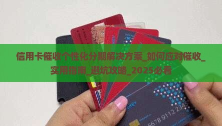 信用卡催收个性化分期解决方案