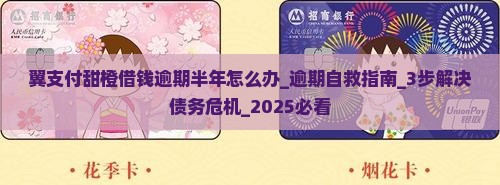 翼支付甜橙借钱逾期半年怎么办