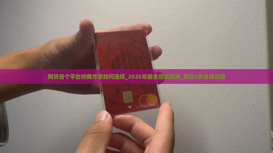 网贷各个平台协商方案如何选择
