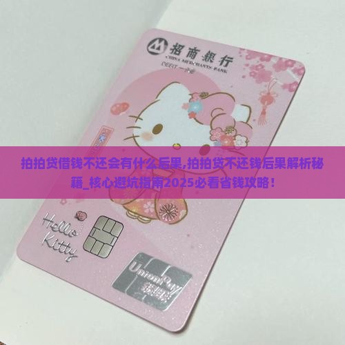 拍拍贷借钱不还会有什么后果