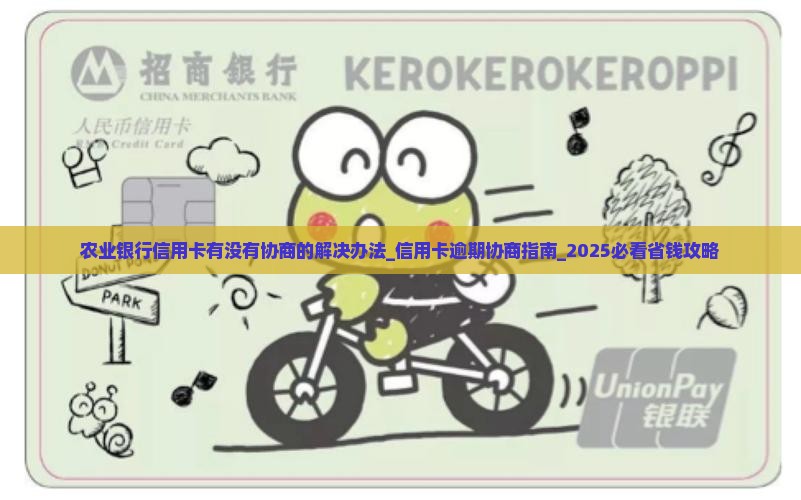 农业银行信用卡有没有协商的解决办法