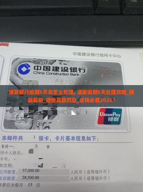 浦发银行逾期5天会怎么处理