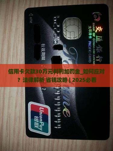 信用卡欠款30万元判刑加罚金