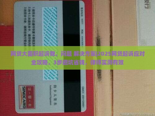 网贷大面积起诉我怎么处理