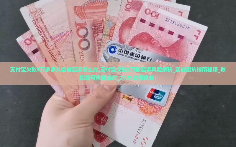 支付宝欠款3万多多久会被起诉怎么办