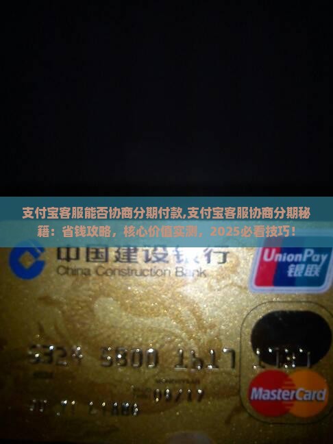 支付宝客服能否协商分期付款
