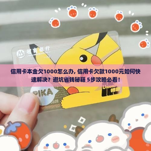 信用卡本金欠1000怎么办