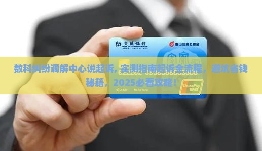 数科纠纷调解中心说起诉
