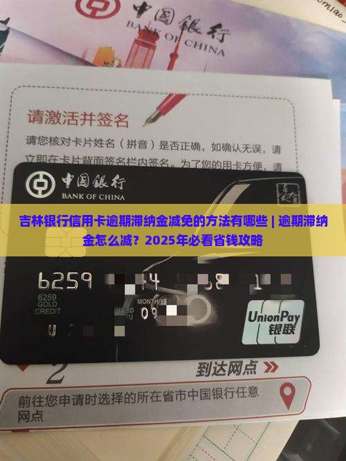 吉林银行信用卡逾期滞纳金减免的方法有哪些