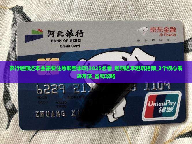 农行逾期还本金需要注意哪些事项