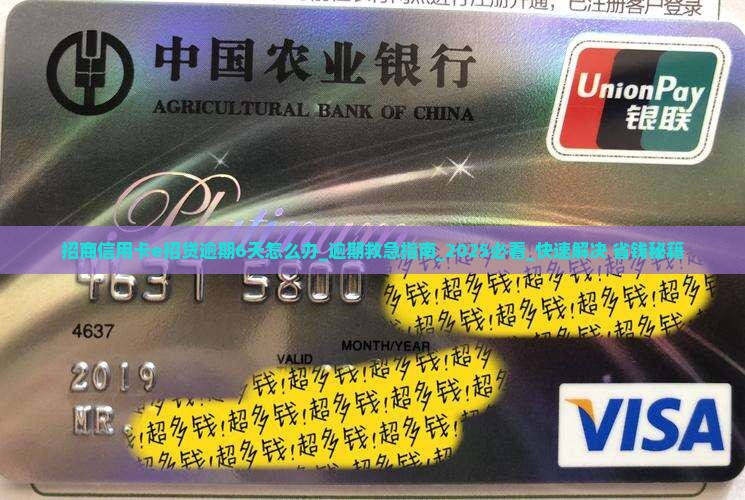 招商信用卡e招贷逾期6天怎么办