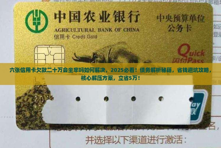 六张信用卡欠款二十万会坐牢吗如何解决 六张信用卡欠款二十万会坐牢吗如何解决