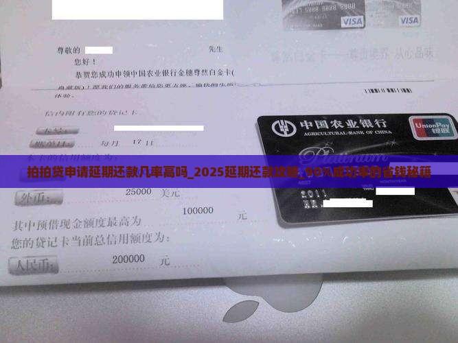 拍拍贷申请延期还款几率高吗