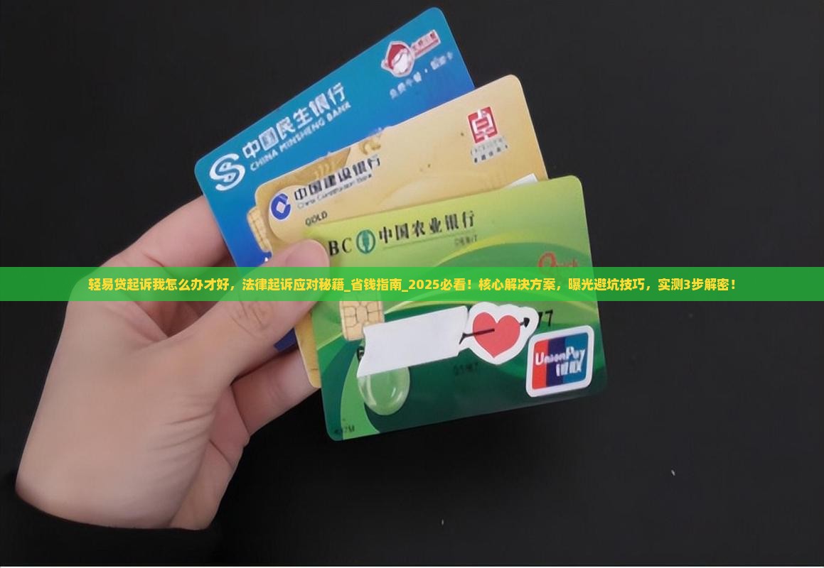 轻易贷起诉我怎么办才好