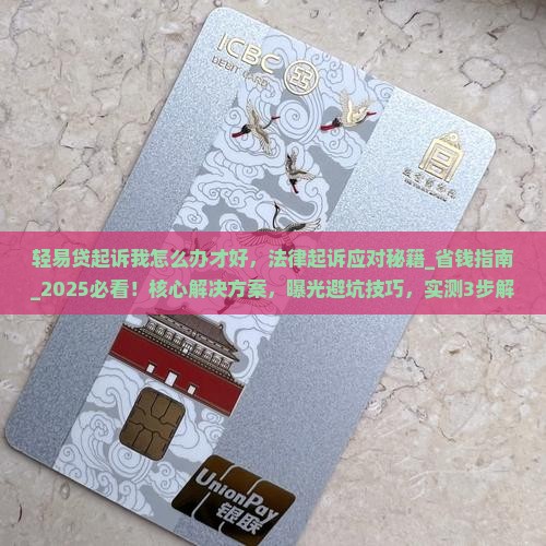 轻易贷起诉我怎么办才好