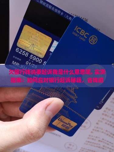 欠银行钱说要起诉我是什么意思呢