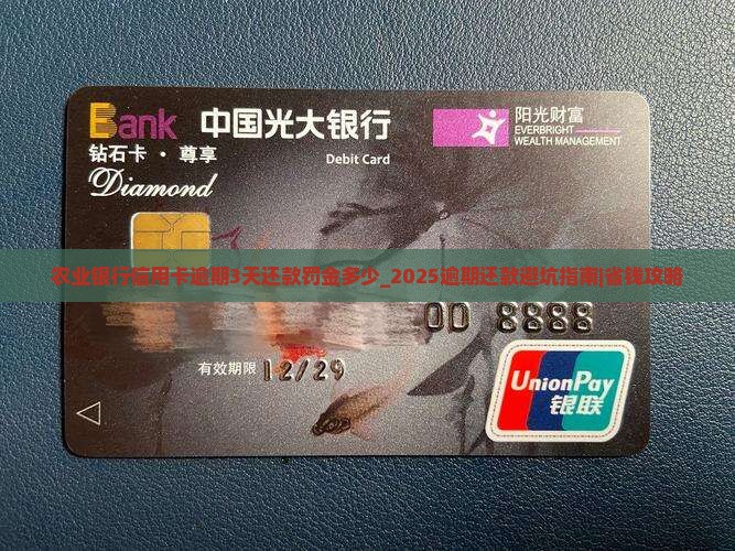农业银行信用卡逾期3天还款罚金多少