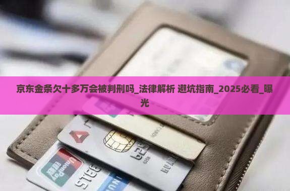 京东金条欠十多万会被判刑吗