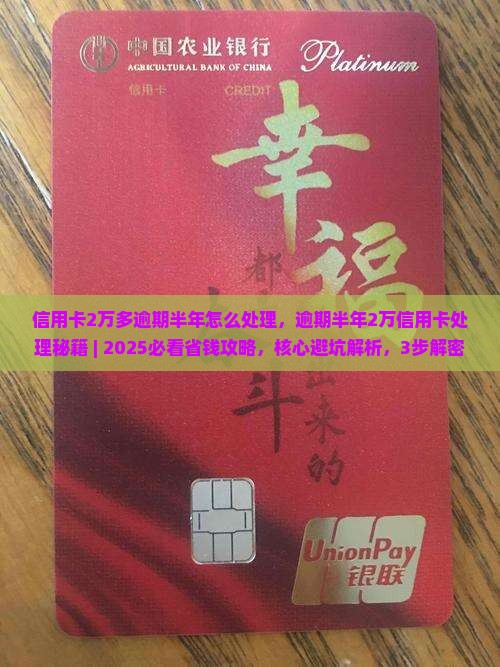 信用卡2万多逾期半年怎么处理