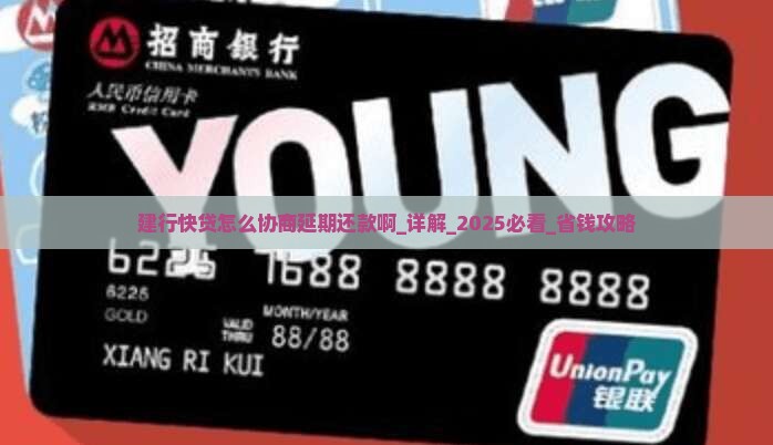 建行快贷怎么协商延期还款啊