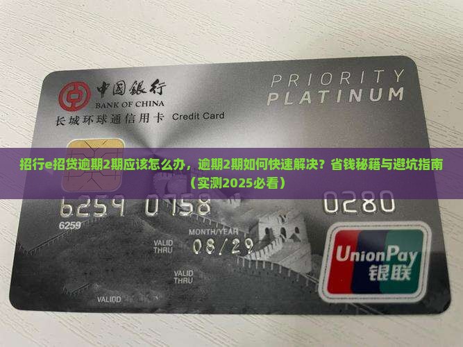 招行e招贷逾期2期应该怎么办