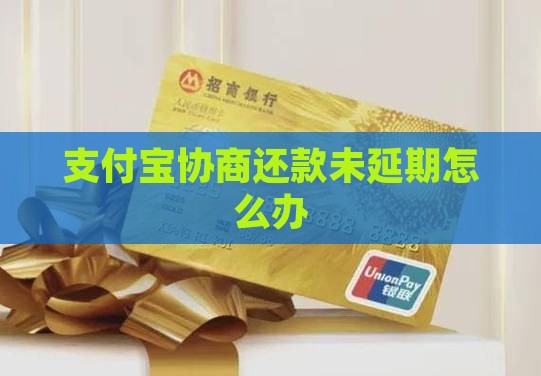 支付宝协商还款未延期怎么办