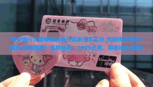 平安银行欠款被起诉执行后未还怎么办 平安银行欠款被起诉执行后未还怎么办