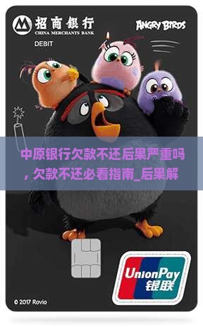 中原银行欠款不还后果严重吗