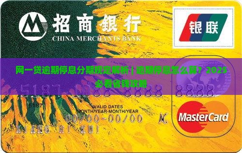 网一贷逾期停息分期规定解析