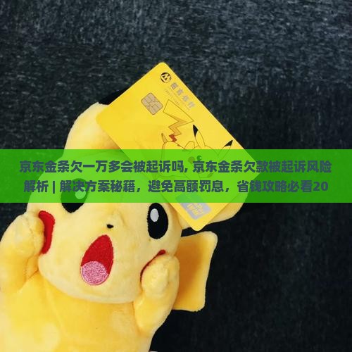 京东金条欠一万多会被起诉吗