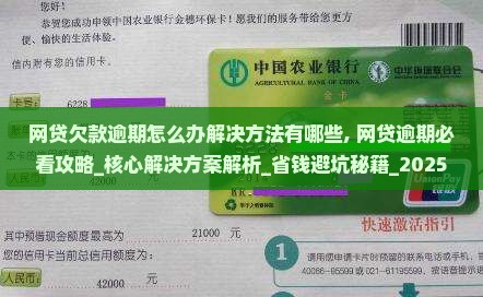 网贷欠款逾期怎么办解决方法有哪些 网贷欠款逾期怎么办解决方法有哪些