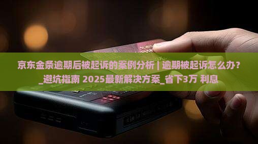 京东金条逾期后被起诉的案例分析 京东金条逾期后被起诉的案例分析