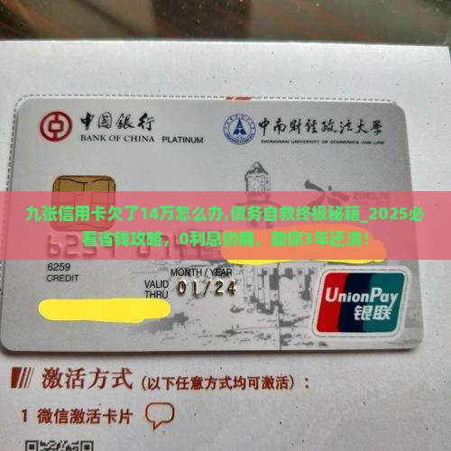 九张信用卡欠了14万怎么办