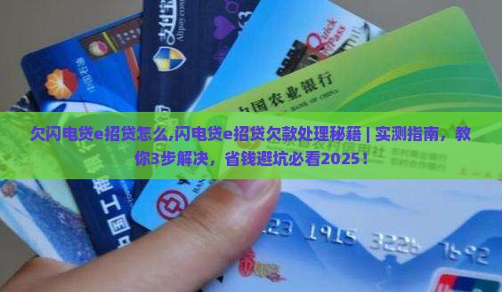 欠闪电贷e招贷怎么办理