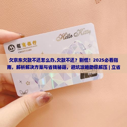 欠京东白条欠款不还怎么办