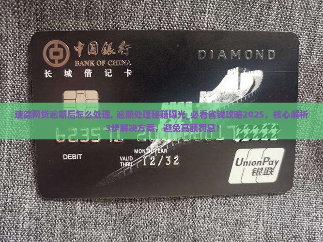 速德网贷逾期后怎么处理