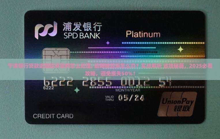 宁波银行贷款逾期起诉案例怎么处理