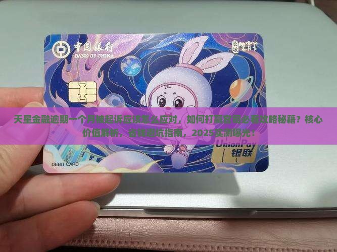 天星金融逾期一个月被起诉应该怎么应对