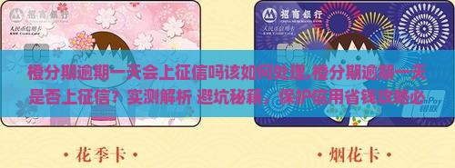 橙分期逾期一天会上征信吗该如何处理