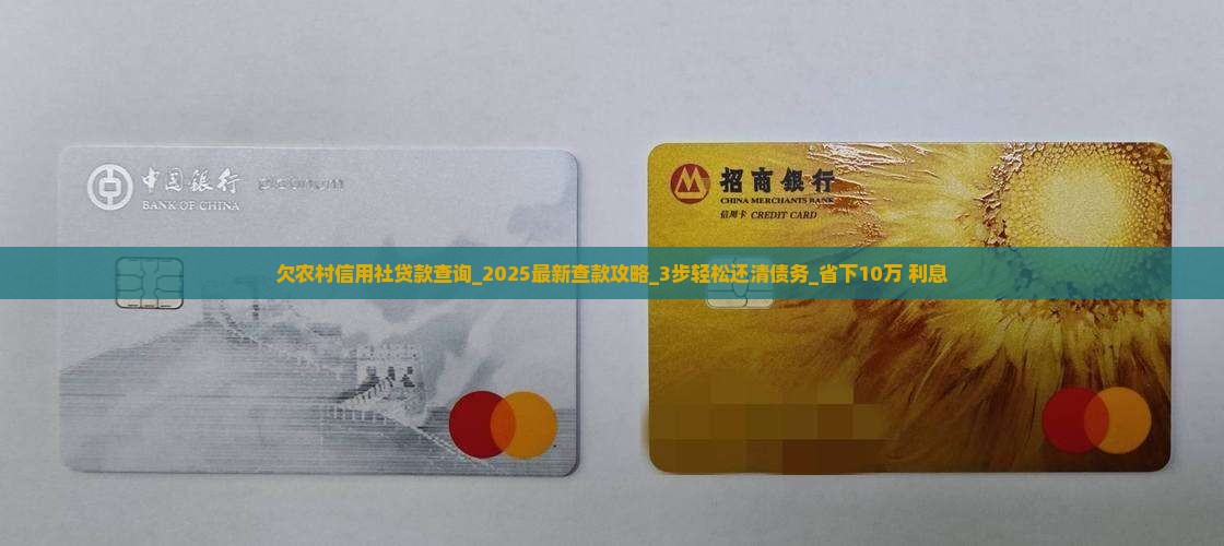欠农村信用社贷款查询