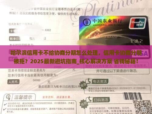 哈尔滨信用卡不给协商分期怎么处理