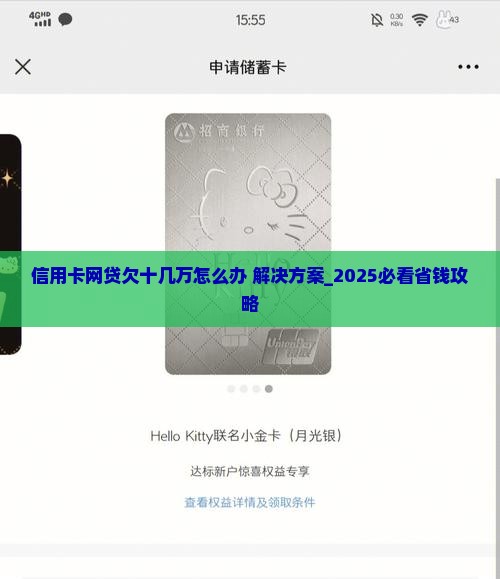 信用卡网贷欠十几万怎么办解决方法